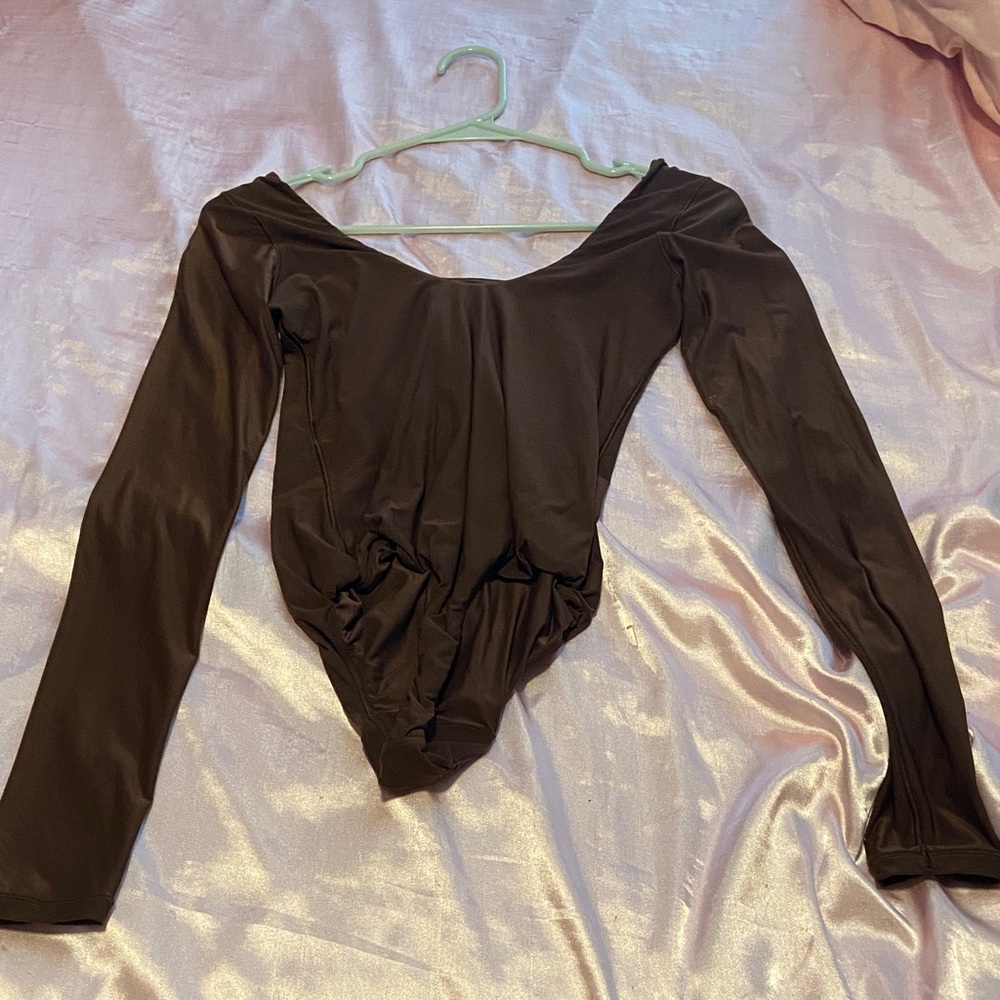 Aerie Black Long Sleeve Top